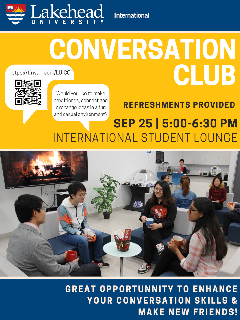 Participate In Conversation Club Lakehead University